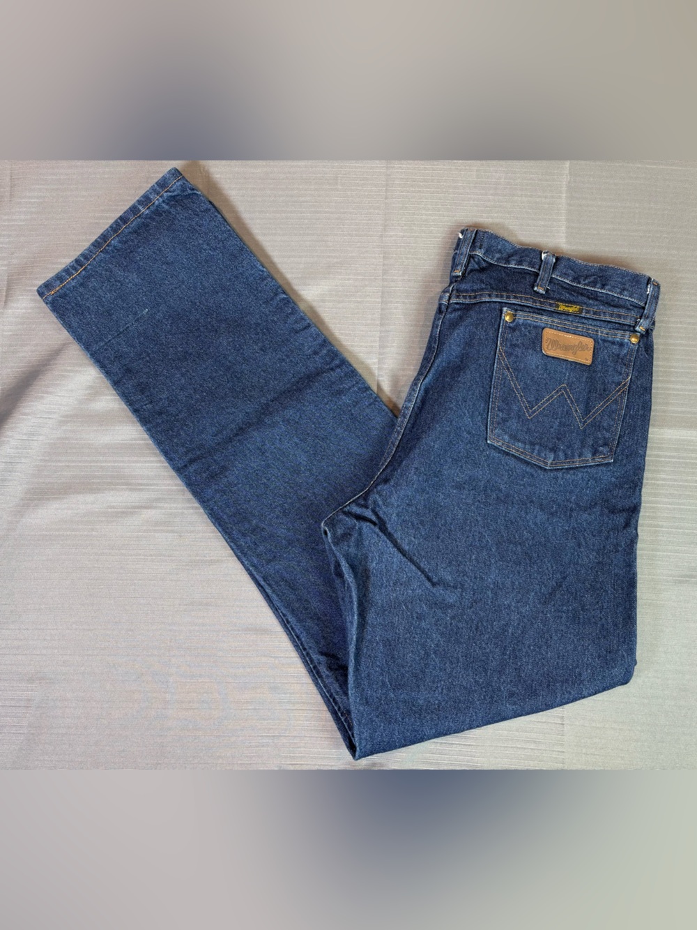Wrangler 47MWZ Cowboy Cut Regular Fit Jeans 38x36 Blue Denim Western